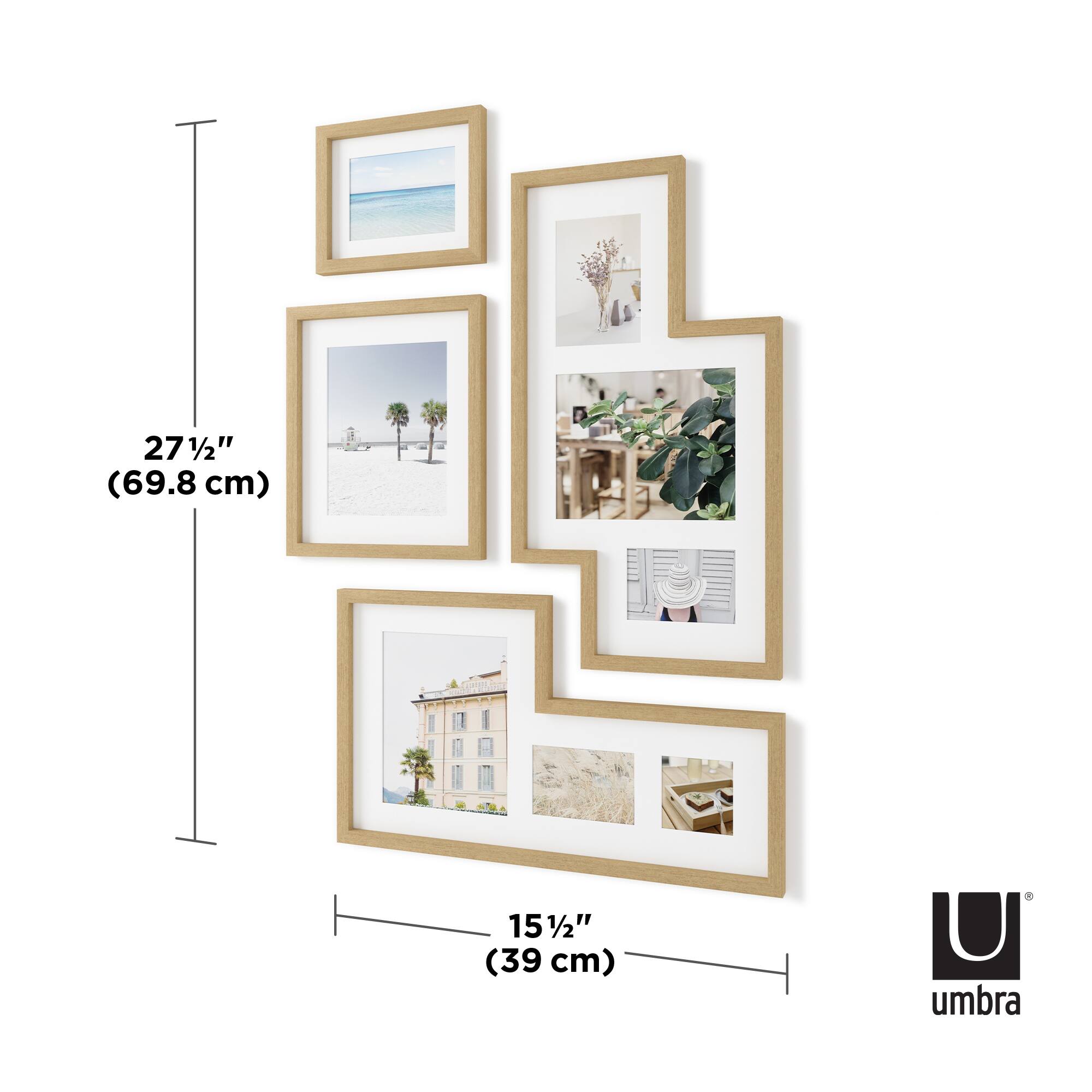 Umbra Natural Mingle Gallery Picture Frame Set